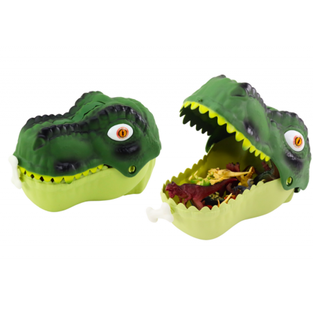 Dinosauruste figuuride komplekt Suur roheline dinosaurus 45 El