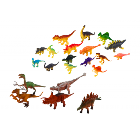 Dinosauruste figuuride komplekt Suur roheline dinosaurus 45 El