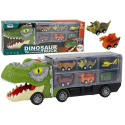 Dinosauruste veoauto vedrud 6 tk , tuled ja helid