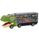 Dinosauruste veoauto vedrud 6 tk , tuled ja helid