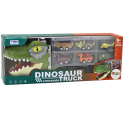 Dinosauruste veoauto vedrud 6 tk , tuled ja helid