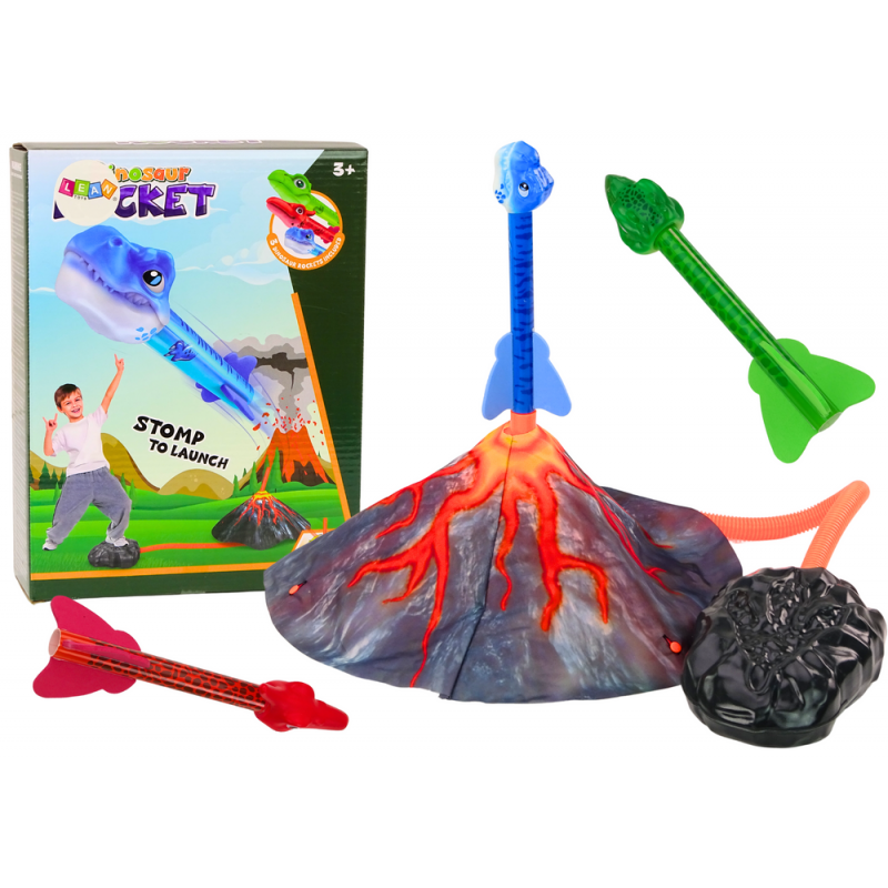 Dinosaurs Volcano reguleeritav raketiheitja mängukomplekt