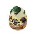 Dinosaurustega muna DIY pintslite roheliseks värvimiseks