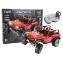 Ehitusklotsid Auto Off-Road puldiga punased 1941osa