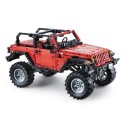 Ehitusklotsid Auto Off-Road puldiga punased 1941osa