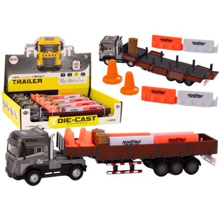 Haagisega veoauto 1:24 TIR auto veoauto tarvikud Helid