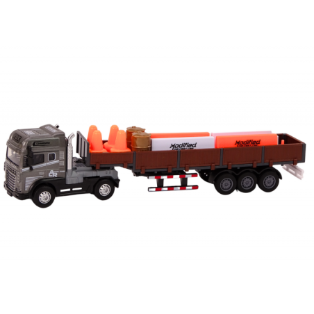Haagisega veoauto 1:24 TIR auto veoauto tarvikud Helid