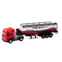 Haagisega veoauto TIR tanker 1:24 auto veoauto punane heli