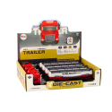 Haagisega veoauto TIR tanker 1:24 auto veoauto punane heli