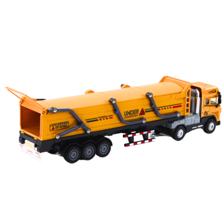 Haagisega veoauto TIR-veoauto 1:24 Helid, kollane