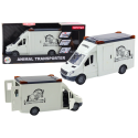 Horse Transporter avatavad uksed valgus heli valge