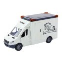 Horse Transporter avatavad uksed valgus heli valge