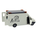 Horse Transporter avatavad uksed valgus heli valge