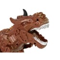 Kaugjuhitav dinosauruse auruprojektor pruun