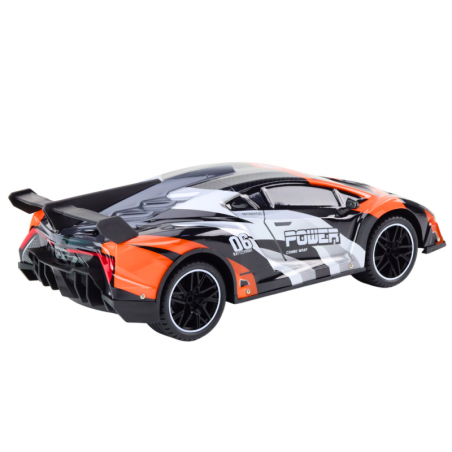 Oranž kaugjuhitav sportauto RC 1:10