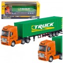 Veoauto Poolhaagis Konteiner Metal Huina Green 1:50