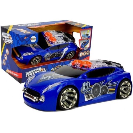 Sports Auto DJ katusekõlarite, muusika, tuledega