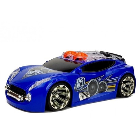 Sports Auto DJ katusekõlarite, muusika, tuledega