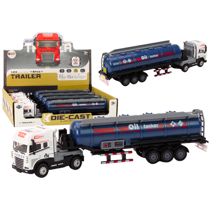 Kütusepaakauto TIR 1:24 Trailer Sounds Lights