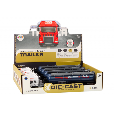 Kütusepaakauto TIR 1:24 Trailer Sounds Lights
