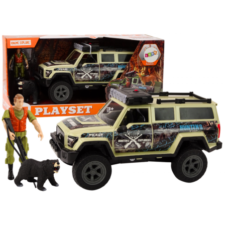 Maastikujahiauto Hunter karu tuled kõlavad beežilt