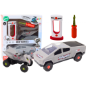 Moodne neljarattaline auto komplekt demonteerimiseks DIY hall