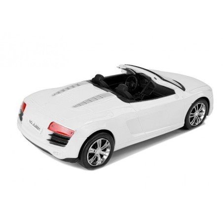 Kabriolet mänguauto valge 1:18