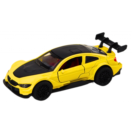 Mänguauto Sportauto 1:32 Hõõrdeajam metallkollane
