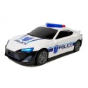 Politseiautode hoiuruum Garaaž 2in1 Politseinik Väikeautod Helivalgustid