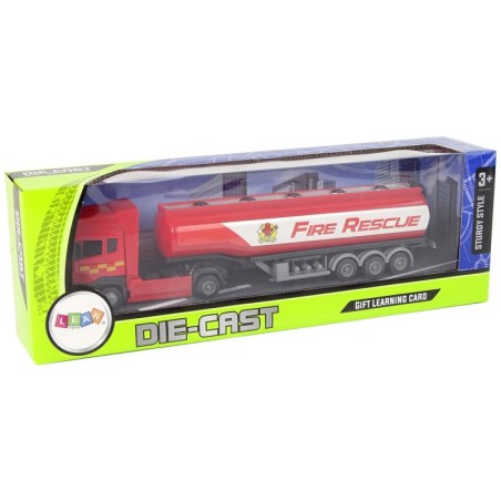 Punase tuletõrje paakauto 30 cm pikk