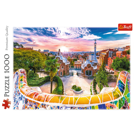 Pusle - "1000" - päikeseloojang Barcelona kohal, Hispaania Trefl 10711