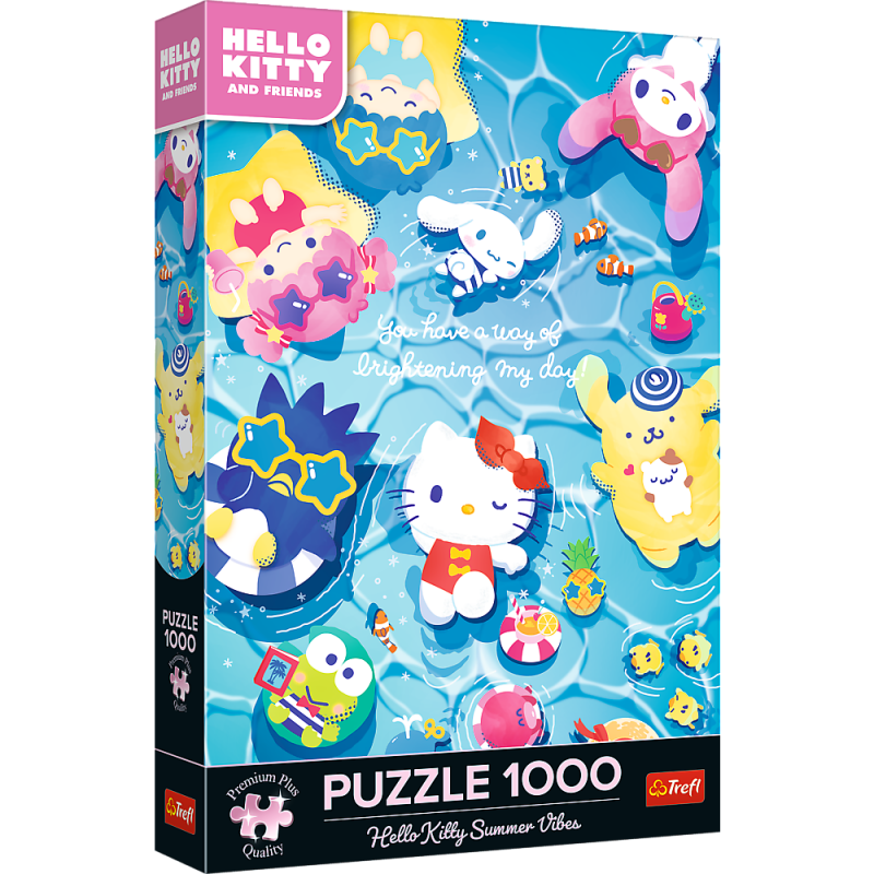 Pusle – 1000 Premium Plus – Hello Kitty Summer Relaxation Trefl 12067