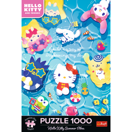 Pusle – 1000 Premium Plus – Hello Kitty Summer Relaxation Trefl 12067