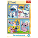 Pusle 2x70 Stitch Disney Lilo Stitch Trefl 34444
