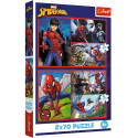 Pusle – 2x70 – Ämblikulood – Disney Marvel Spiderman Trefl 34443