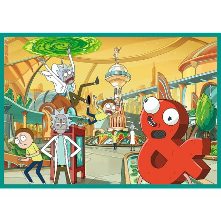 Pusle – 4x250 – Ricki ja Morty pöörane maailm – Warner Rick ja Morty Trefl 13338