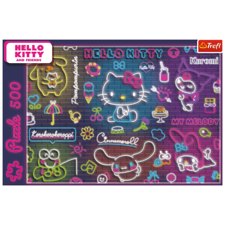 Pusle – 500 – Neoon Hello Kitty Trefl 37523