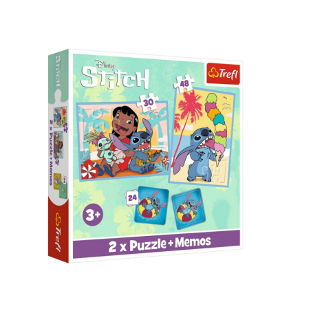 Pusle + memod 2in1 Lilo ja Stitch, Happy Day Trefl 93585