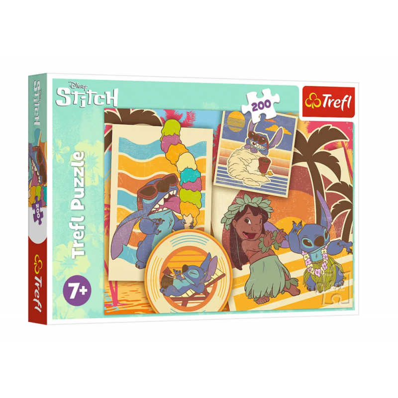 Pusle 200 tk. Muusikaline maailm Lilo ja Stitch Trefl 13304