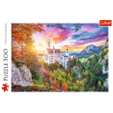 Pusle 500 tk. Vaade Neuschwansteini lossile, Saksamaal Trefl 37427