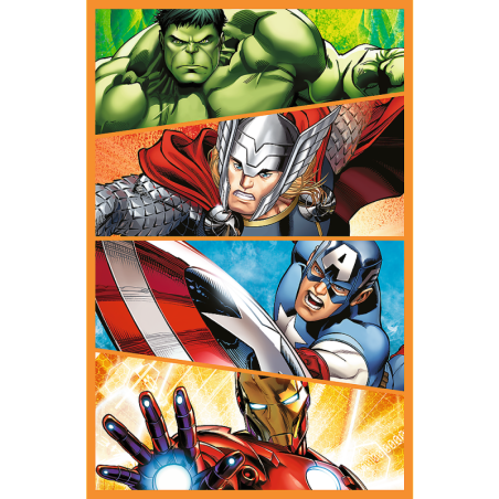 Pusle – 3x80 – päevad täis tegevust – Disney Marvel The Avengers Trefl 34883