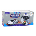 Robotauto politsei valge 2in1 transformatsioon
