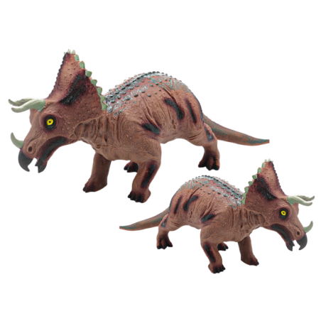 Suur Triceratops Dinosaur Figure Sound 36 cm Pruun