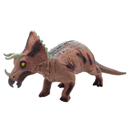 Suur Triceratops Dinosaur Figure Sound 36 cm Pruun