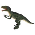 Suur Velociraptor dinosaurus liigutab, tuled ja helid