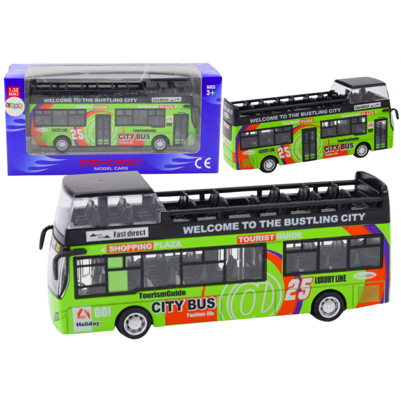 Turistibuss avatav uks, roheline