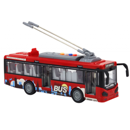 Trollibuss 1:16 Tuled Helid punane