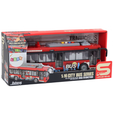 Trollibuss 1:16 Tuled Helid punane