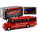 Tuletõrjebussi die Cast mudel punane tuledega