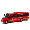 Tuletõrjebussi die Cast mudel punane tuledega